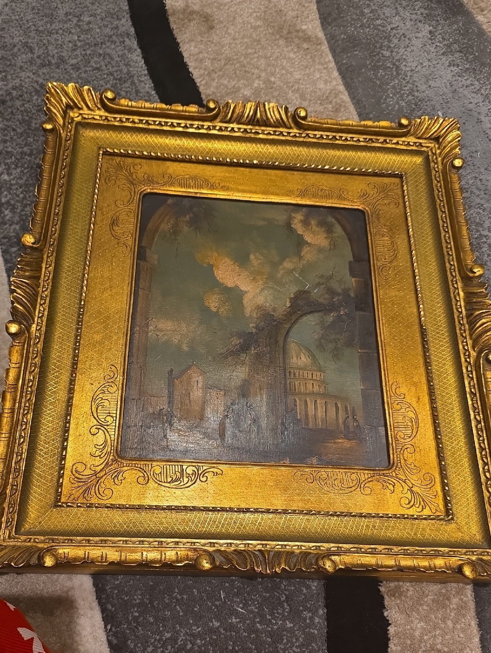Bala Gold Framed Classical Architectural Painting